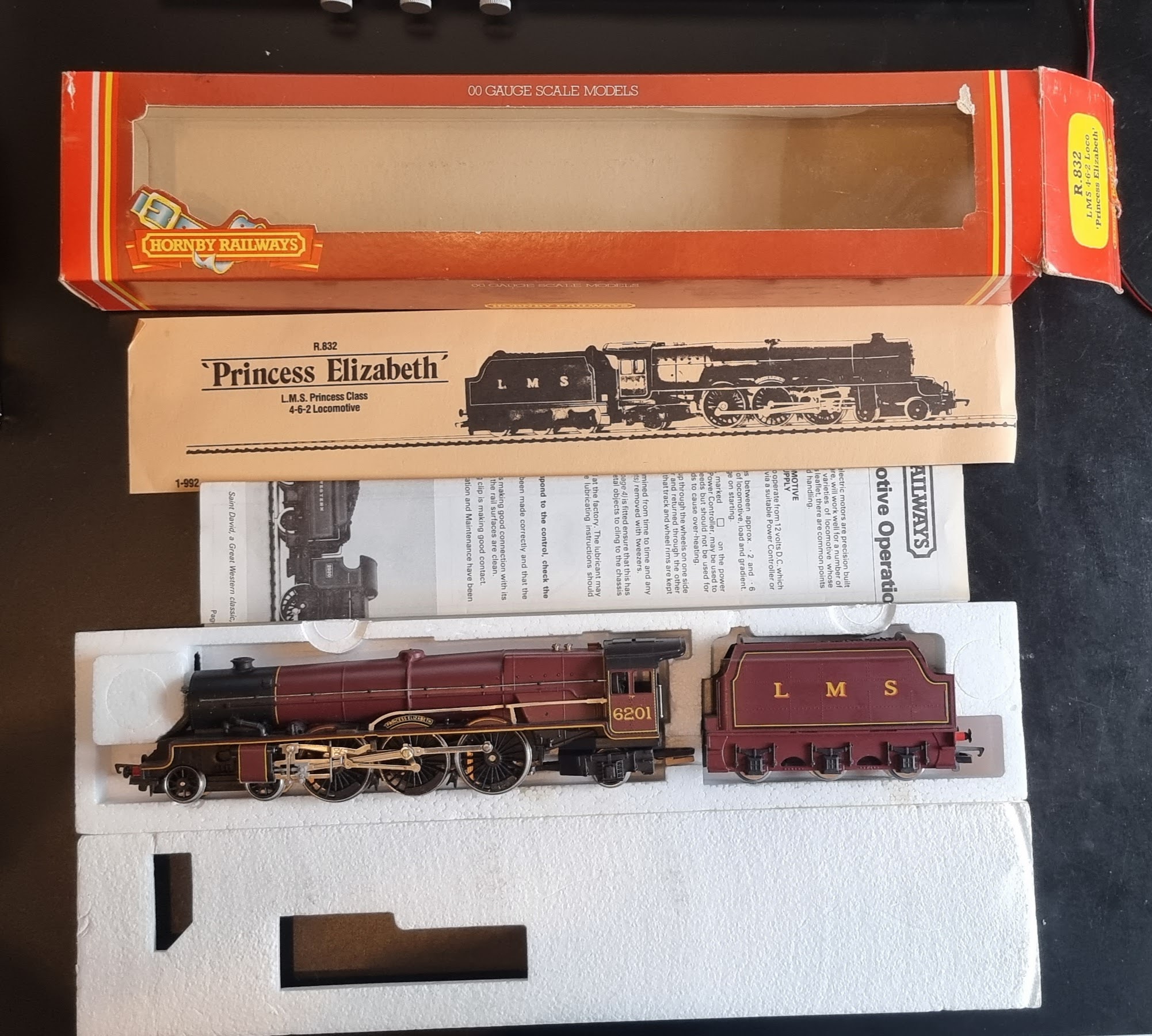 Hornby Railways R832 LMS 4-6-2 Princess Elizabeth Loco Mint Boxed