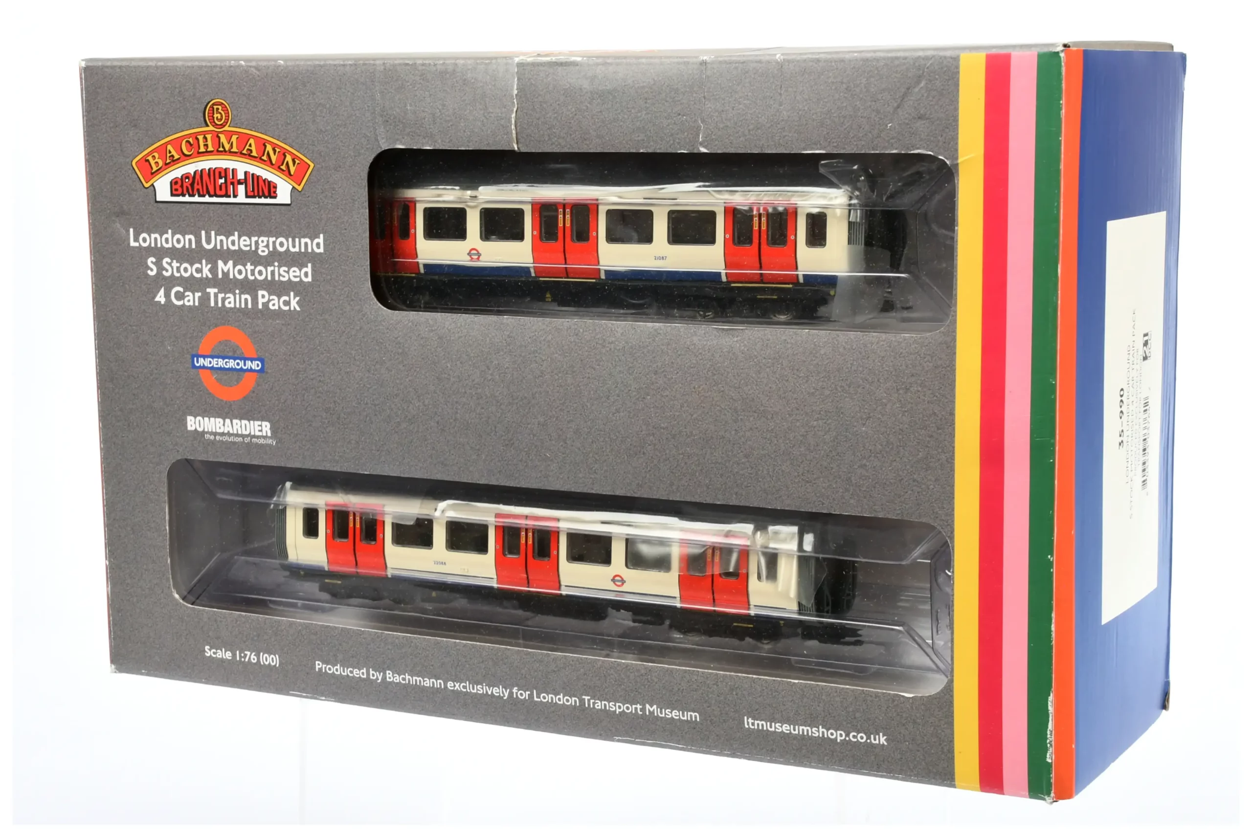 Bachmann OO gauge 35-990 London Underground S Stock Motorised 4 Car Train  Pack NEW IN BOX – Chapel Yard Stores